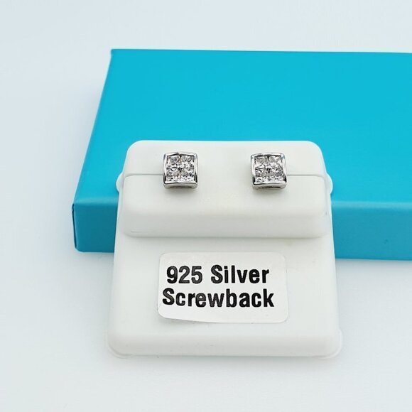 "925 Sterling Silver CZ Beautiful Earrings for Women, 1USPAR4198 - Picture 10 of 11